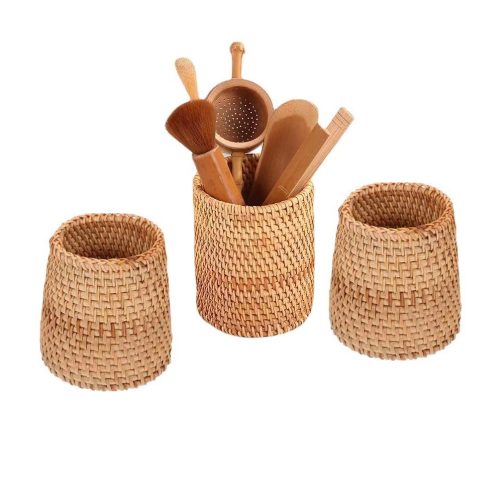 Rattan Pencil Holder Basket
